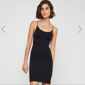 BCBG Spandex Slip Dress in Black NWT